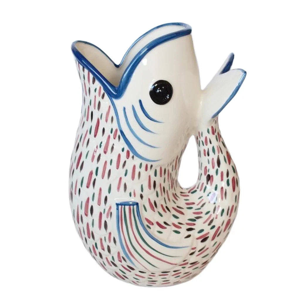 Ceramic Jug - Dashing Fishy 35cm - Ceramic