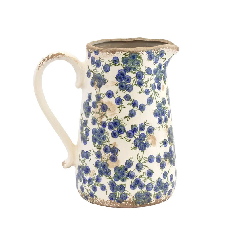 Ceramic Jug - Navy Blues 23cm - Ceramic