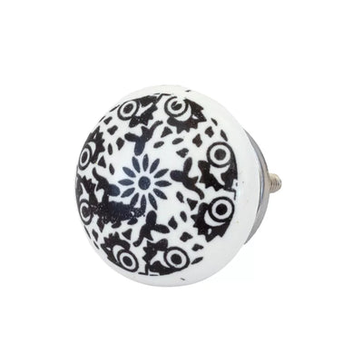 Ceramic Knob - Black Flat - Ceramic