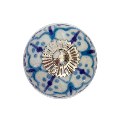 Ceramic Knob - Multi Blue - Ceramic