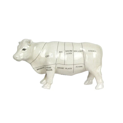 Ceramic Ornament - Cow Cuts - Ceramic
