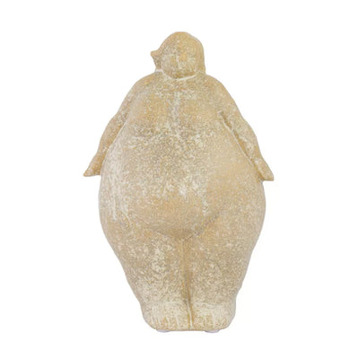 Ceramic Ornament - Fat Lady Posing - Ceramic