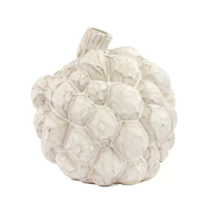 Ceramic Ornament - Garlic Bulb White 16cm - Ceramic