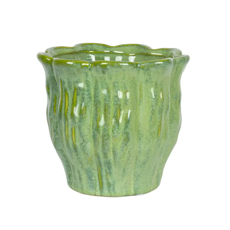 Ceramic Planter - Amazon Green 14.5cm - Ceramic