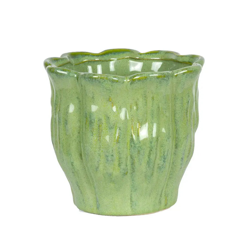 Ceramic Planter - Amazon Green 14.5cm - Ceramic