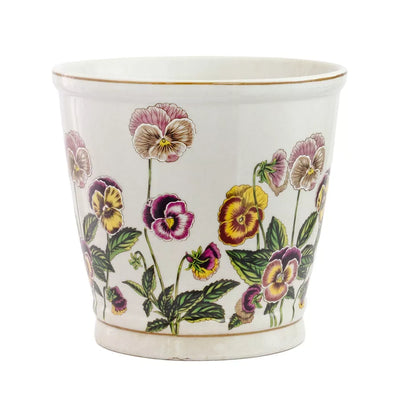 Ceramic Planter - Floral Large - Ceramic