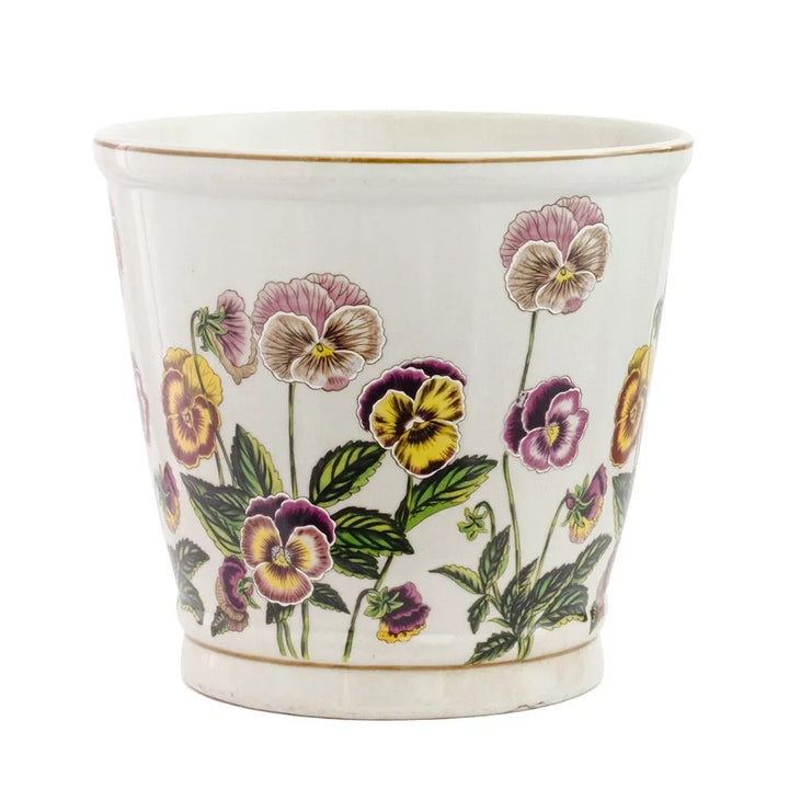 Ceramic Planter - Floral Large - Ceramic