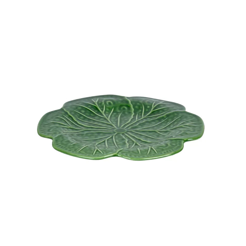 Ceramic Plate - Cabbage Leaf 25.5cm - Ceramic