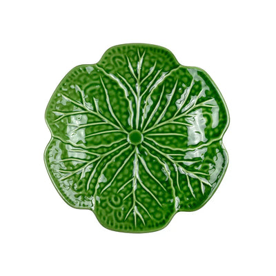 Ceramic Plate - Cabbage Leaf 25.5cm - Ceramic