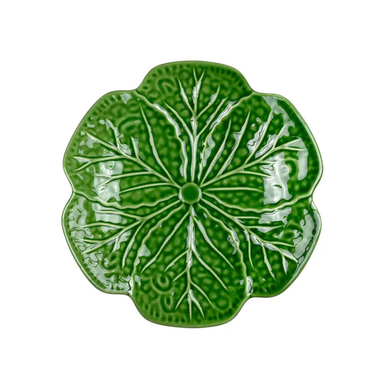 Ceramic Plate - Cabbage Leaf 25.5cm - Ceramic