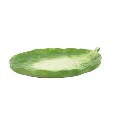 Ceramic Plate - Cabbage Leaf - Ceramic