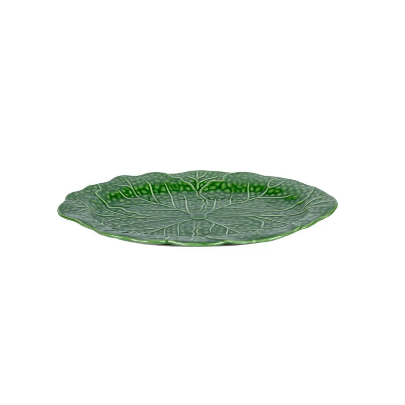 Ceramic Plate - Cabbage Leaf Oval - Ceramic