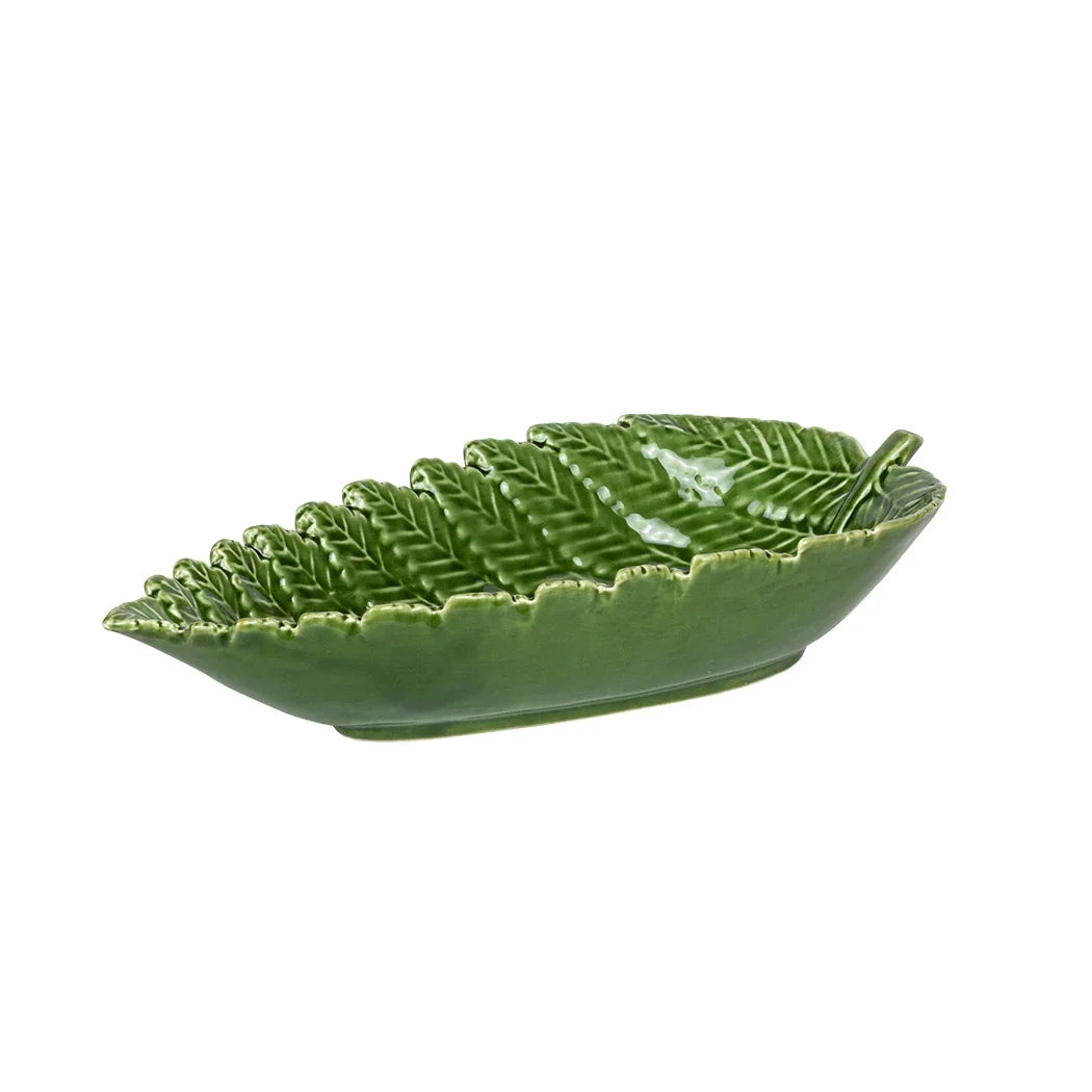 Ceramic Plate - Fern Leaf - Ceramic