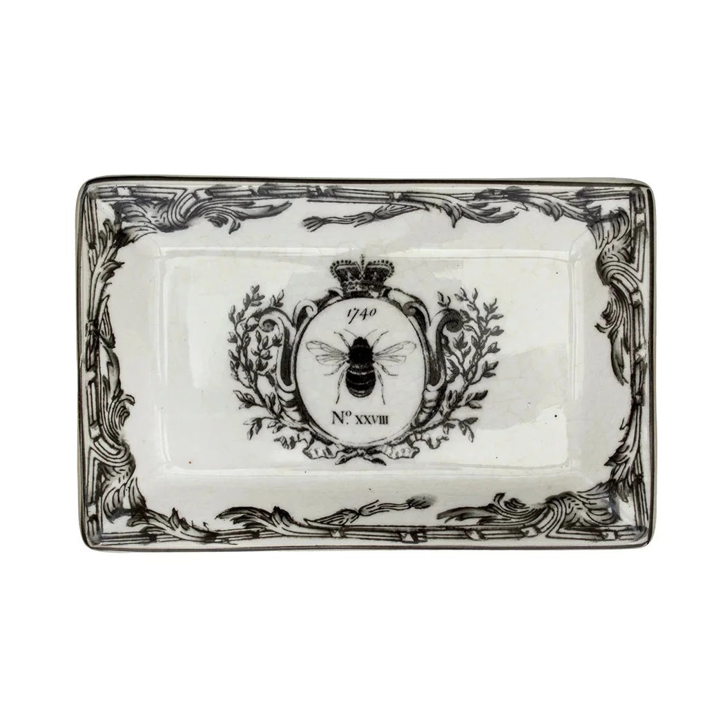Ceramic Plate - Vintage Bee - Ceramic