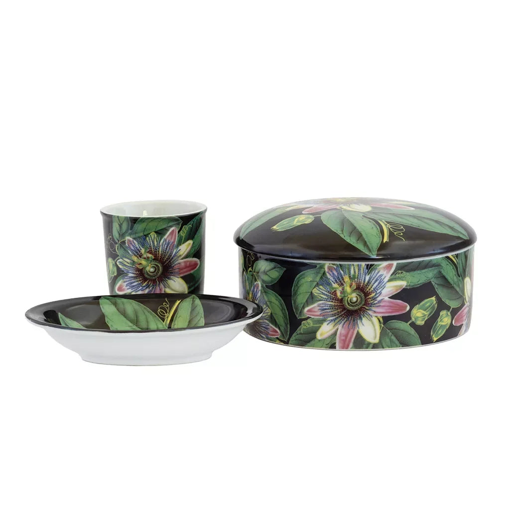 Ceramic Soap Dish - Passiflora - Ceramic