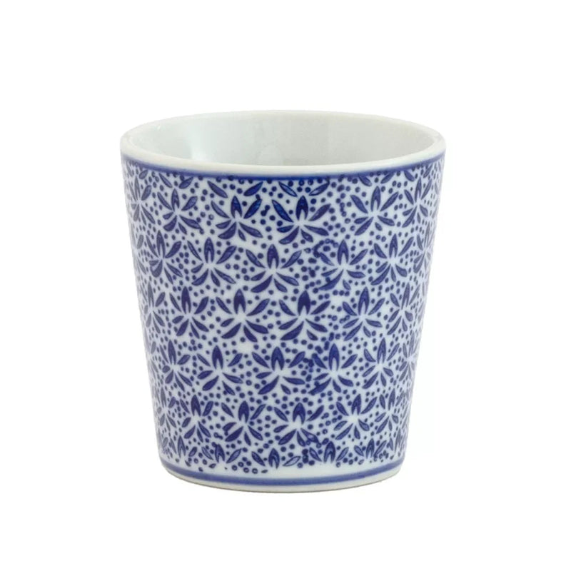 Ceramic Tumbler - Fields Blue & White - Ceramic