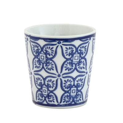 Ceramic Tumbler - Moroccan Blue & White - Ceramic