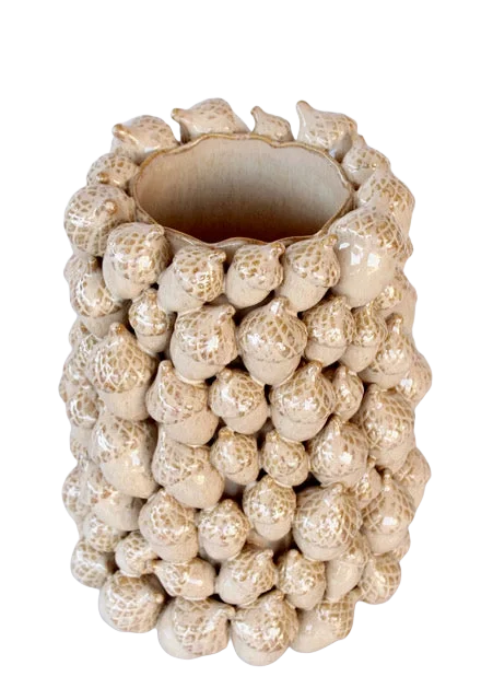 Ceramic Vase - Acorns Galore - Ceramic