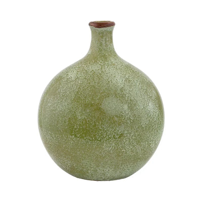 Ceramic Vase - Belly Green 25cm - Ceramic