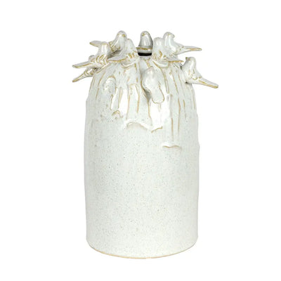 Ceramic Vase - Bird Flock 27cm - Ceramic