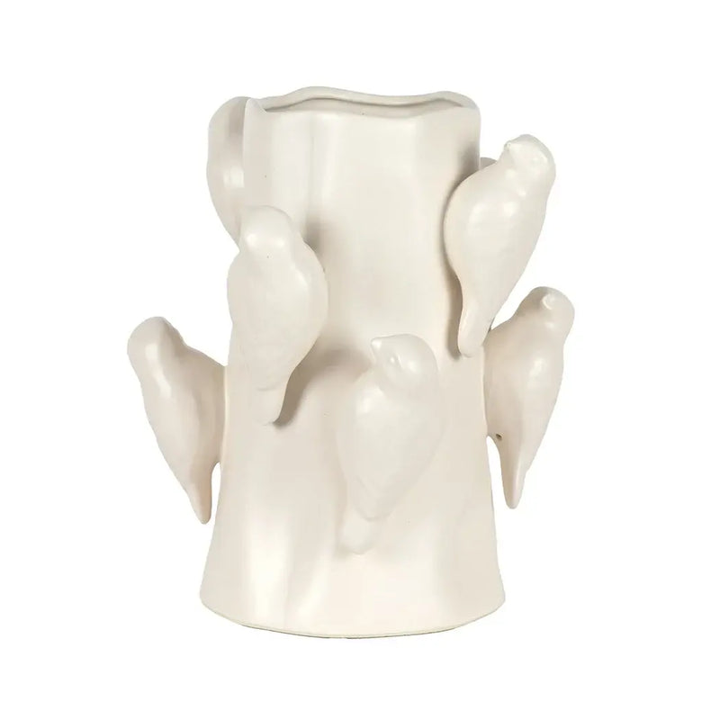 Ceramic Vase - Birds 23cm - Ceramic