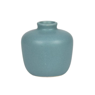 Ceramic Vase - Blue Pastel Posy 8cm - Ceramic