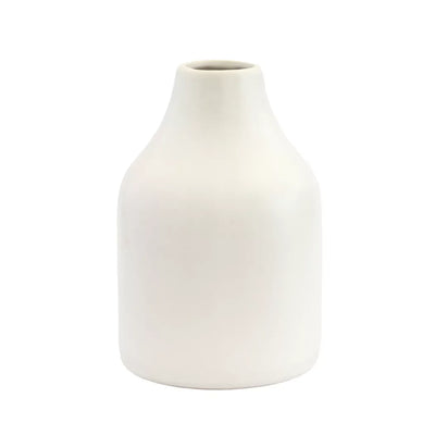 Ceramic Vase - Contemporary White 14.5cm - Ceramic