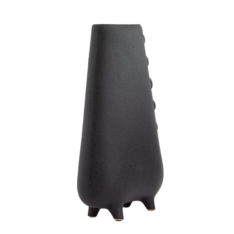 Ceramic Vase - Cusco Black 34cm - Ceramic