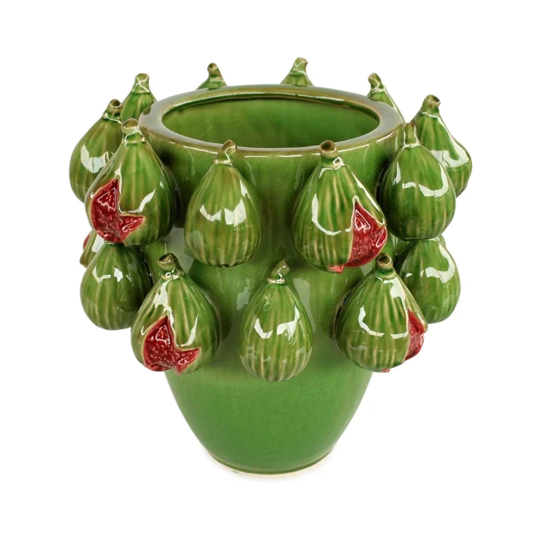 Ceramic Vase - Figs Green 26cm - Ceramic