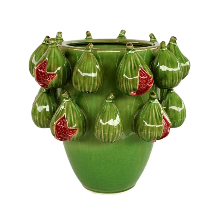 Ceramic Vase - Figs Green 26cm - Ceramic