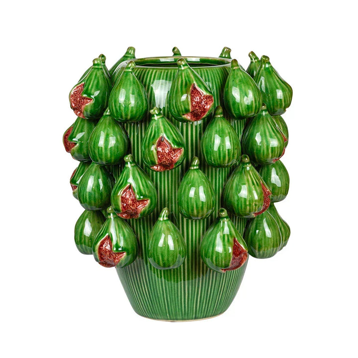 Ceramic Vase - Figs Green 32cm - Ceramic