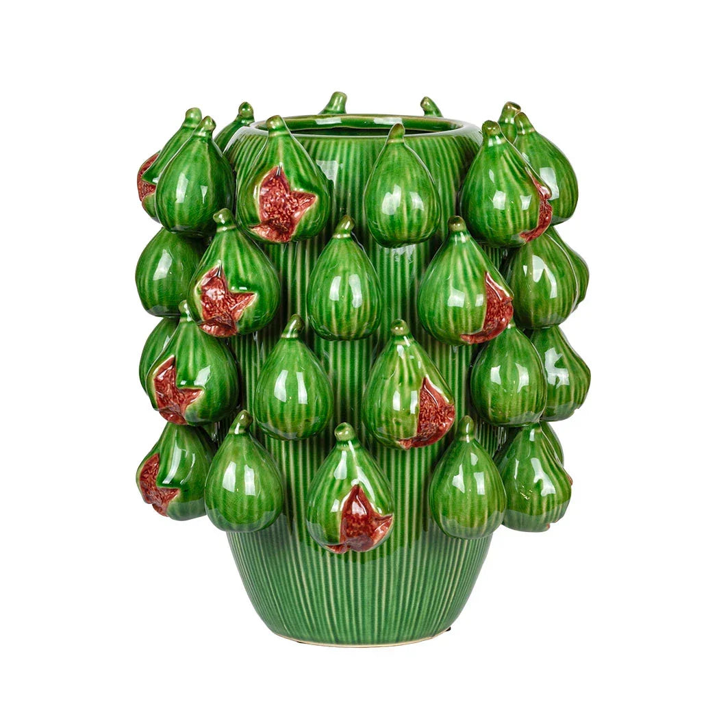 Ceramic Vase - Figs Green 32cm - Ceramic