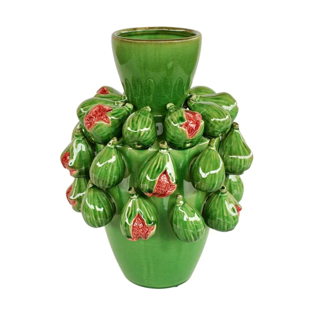 Ceramic Vase - Figs Green 38cm - Ceramic
