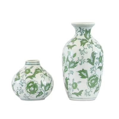 Ceramic Vase - Greens Classic 20.5cm - Ceramic