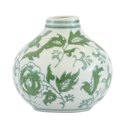 Ceramic Vase - Greens Short 10cm - Ceramic