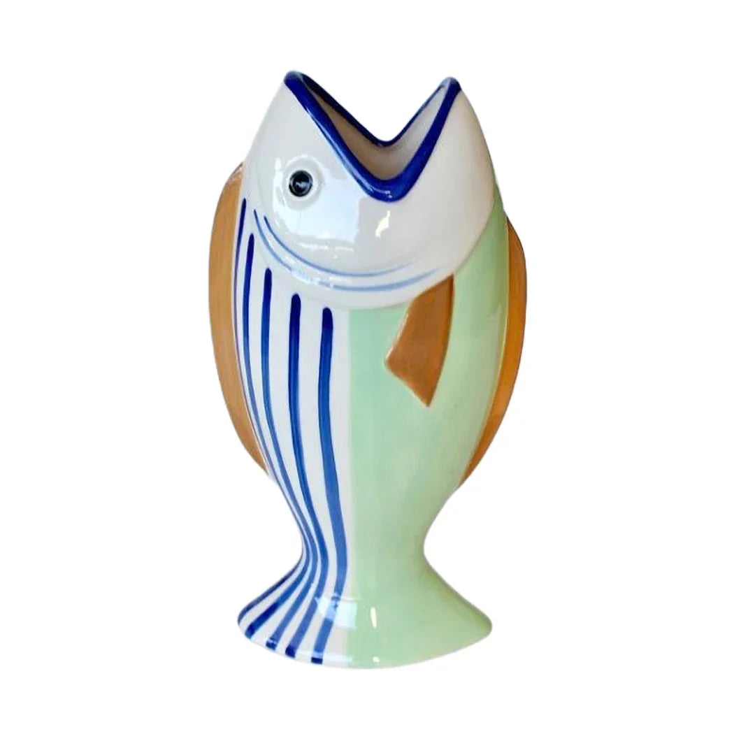 Ceramic Vase - Ocean Fishy 33cm - Ceramic