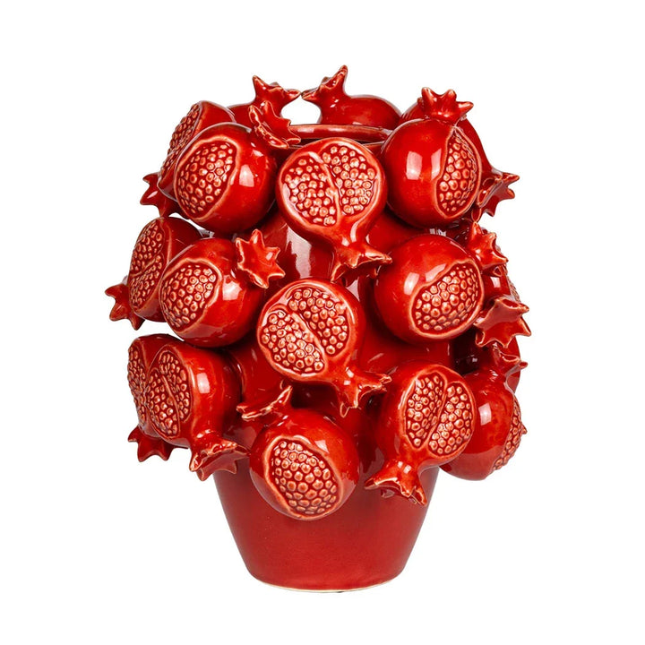 Ceramic Vase - Pomegranates 26cm - Ceramic