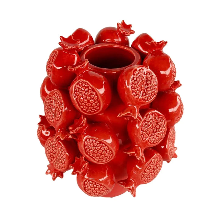 Ceramic Vase - Pomegranates 26cm - Ceramic