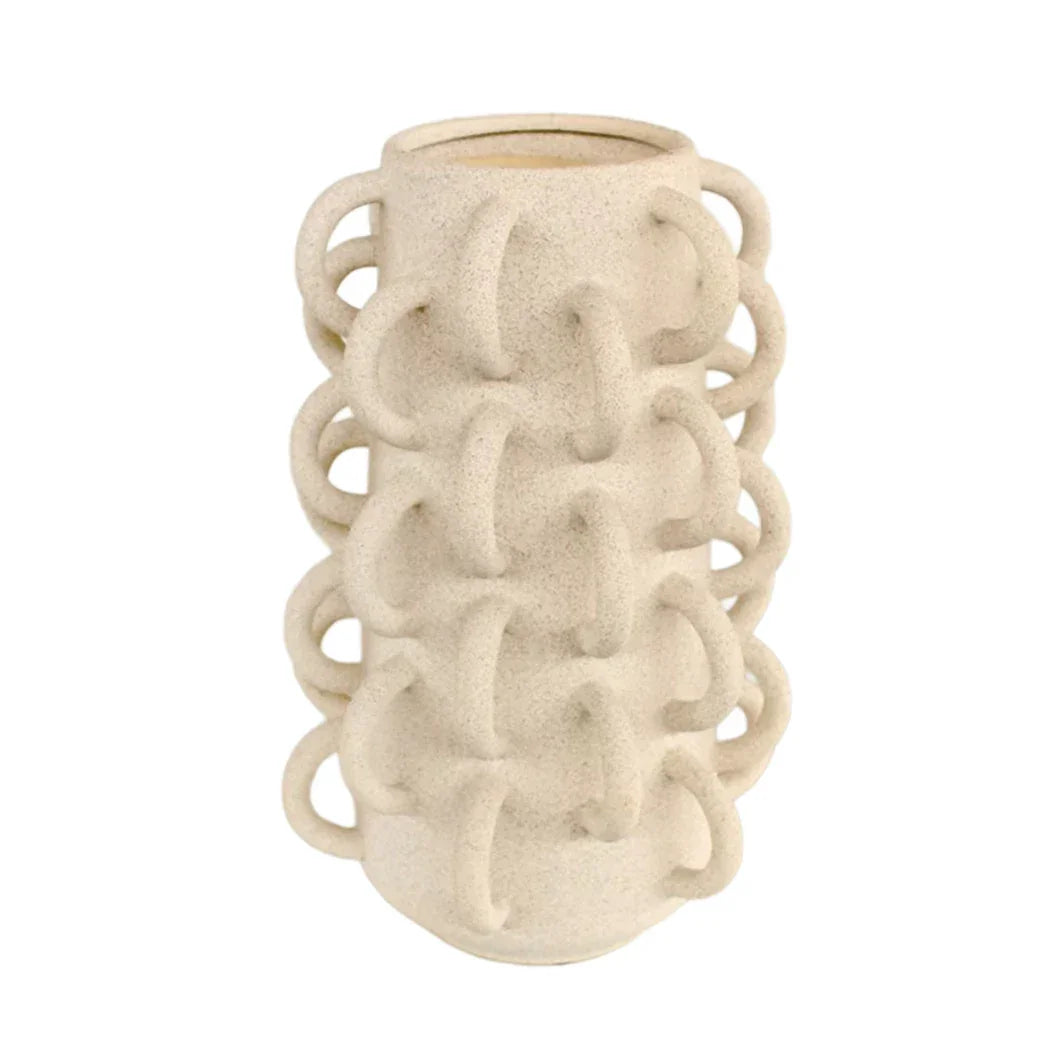 Ceramic Vase - Rustic Rings 40cm - Ceramic