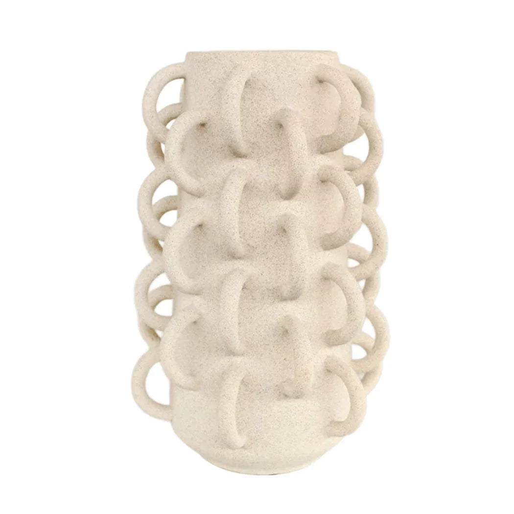 Ceramic Vase - Rustic Rings 40cm - Ceramic
