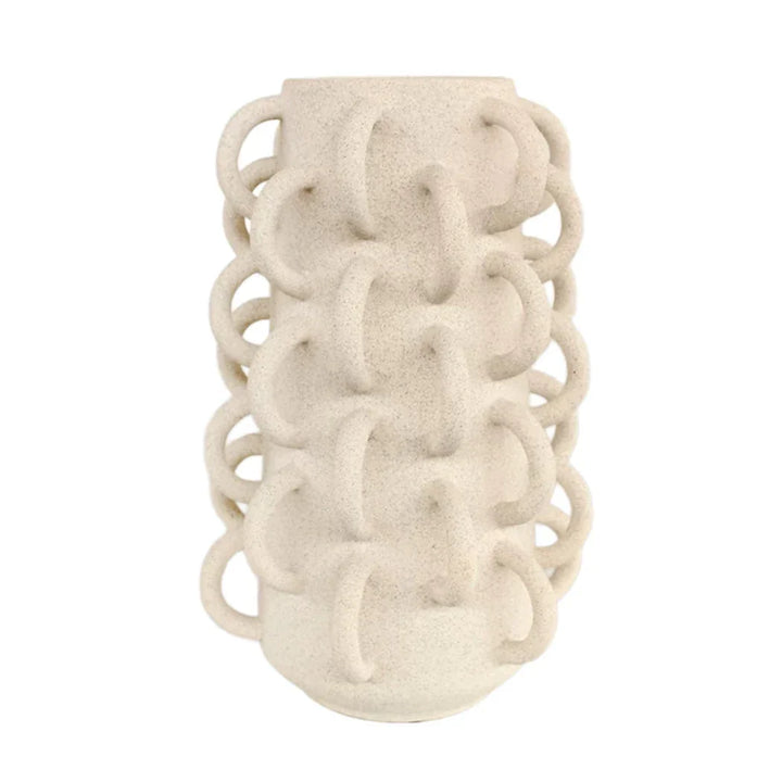 Ceramic Vase - Rustic Rings 40cm - Ceramic
