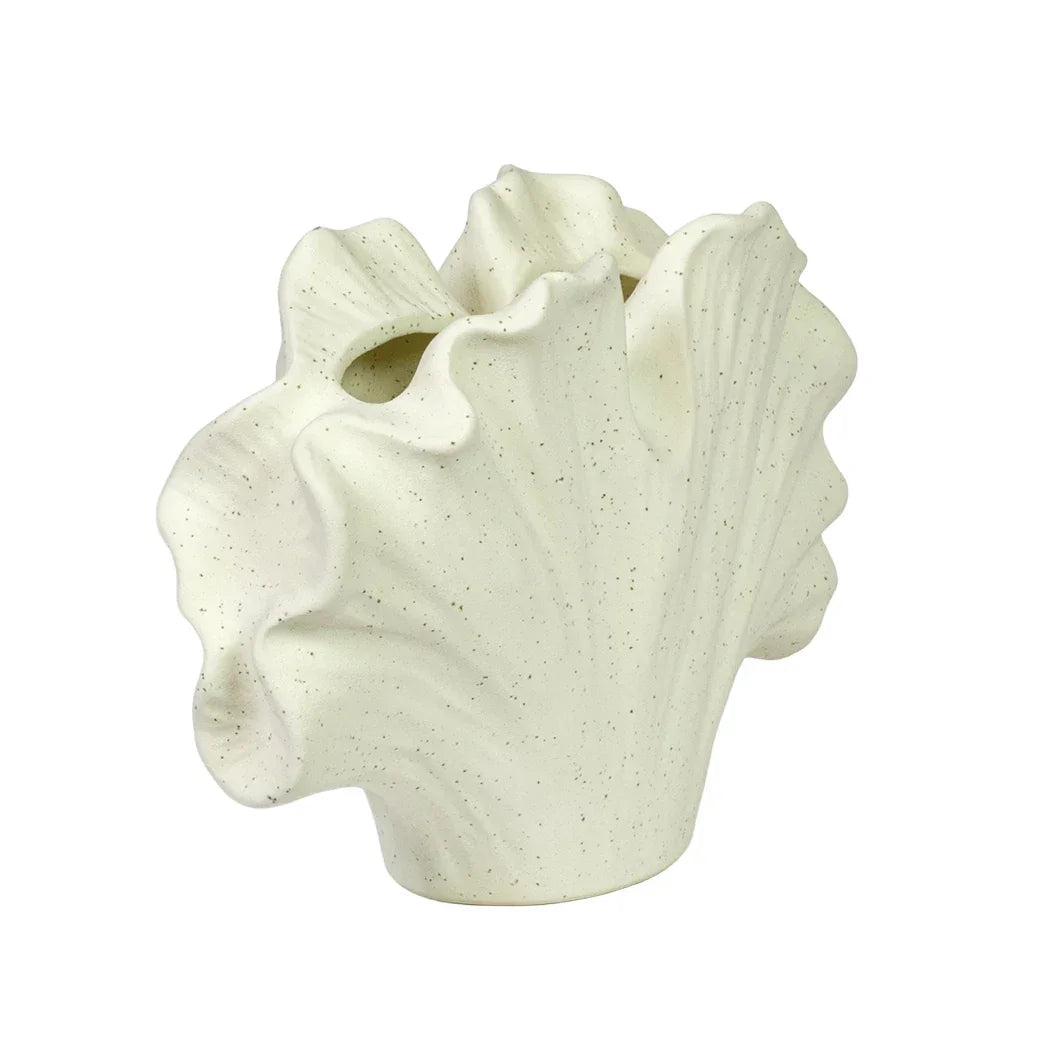 Ceramic Vase - Small Shell 14cm - Ceramic