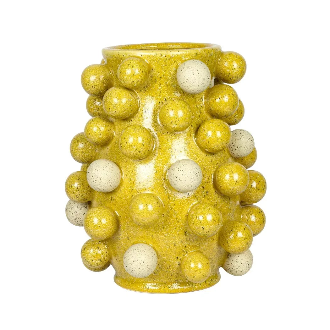 Ceramic Vase - Speckled Bobbles 26cm - Ceramic