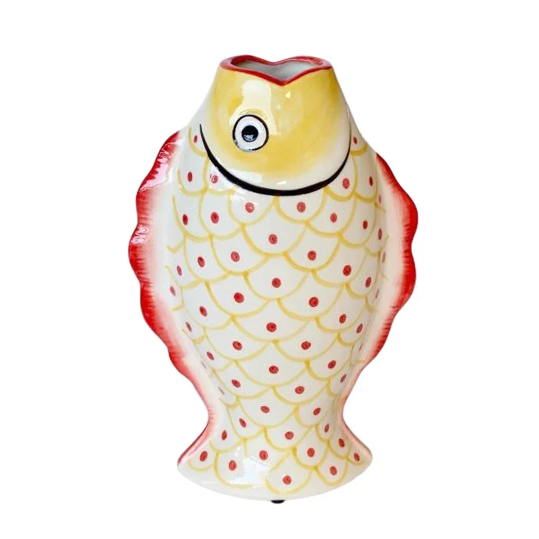 Ceramic Vase - Sun Fish 31cm - Ceramic