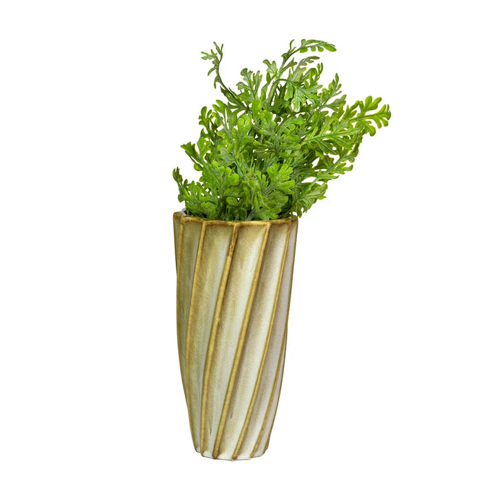 Ceramic Vase - Twist 14cm - Ceramic