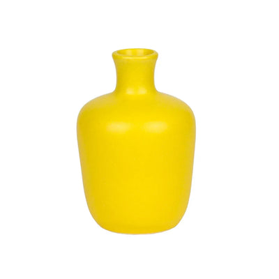Ceramic Vase - Yellow Pastel Posy 10.5cm - Ceramic