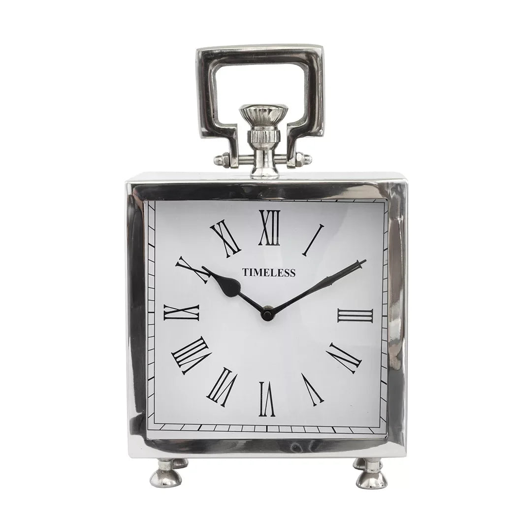 Clock - XL Block Clock - Pewter