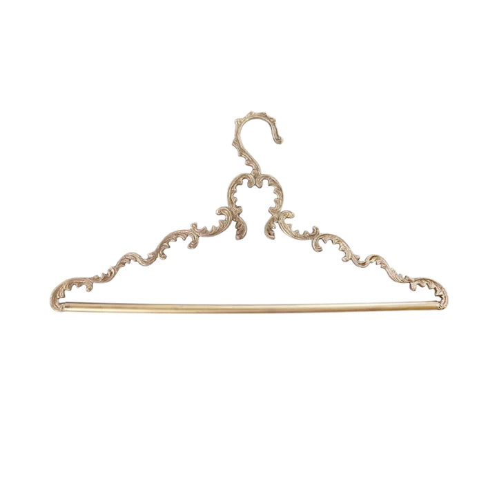 Clothes Hanger - Brass French