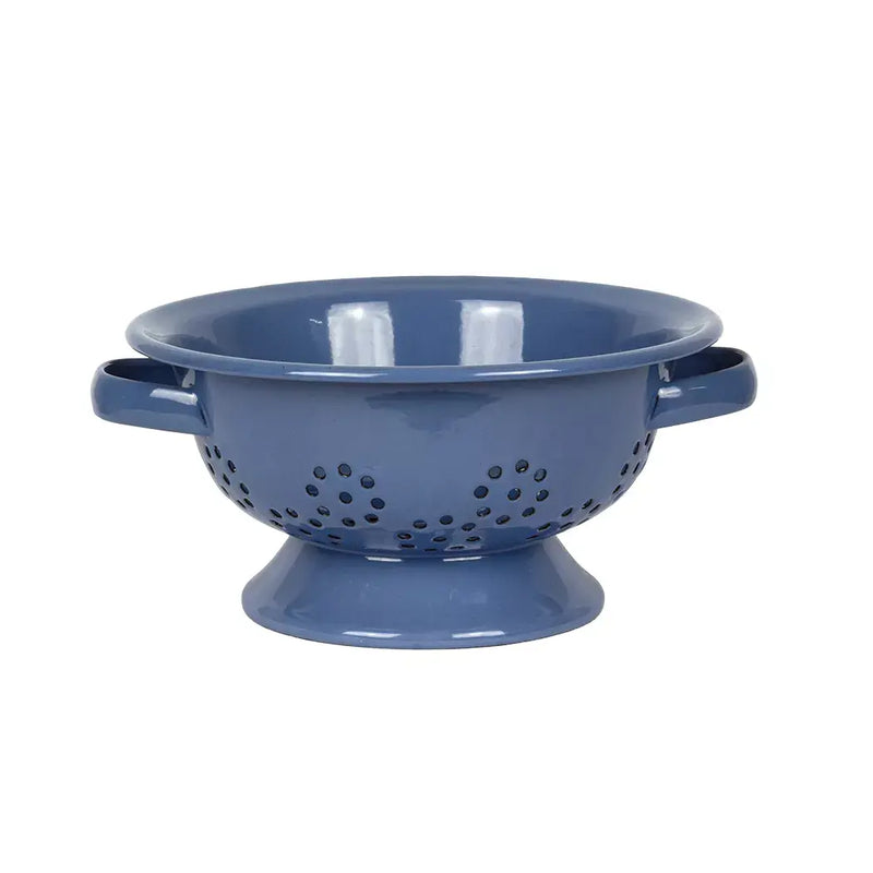 Colander - Small Enamel Blue Grey - Enamel