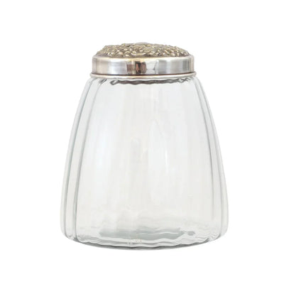 Cookie Jar - Silver Vintage - Pewter